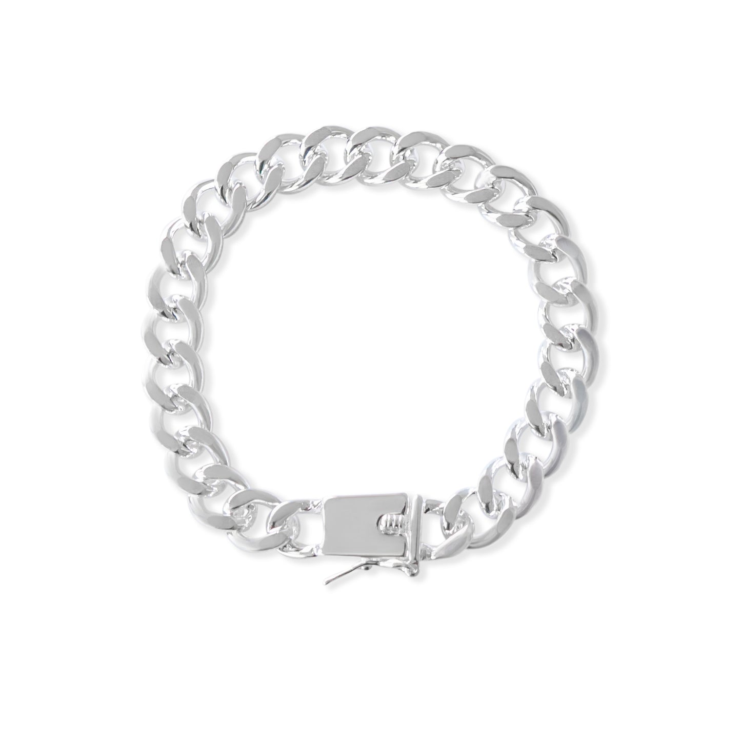 Cuban Chain Bracelet 20cm 925 Sterling Silver