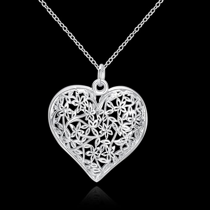 Love Heart Pendant in Silver - Australian Silver Jewellery and Plated