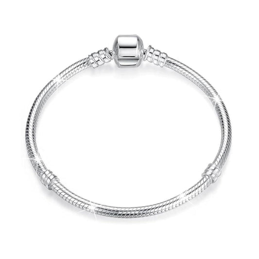 Luxury Snake Chain Bracelet Pandora Style Sterling Silver 925