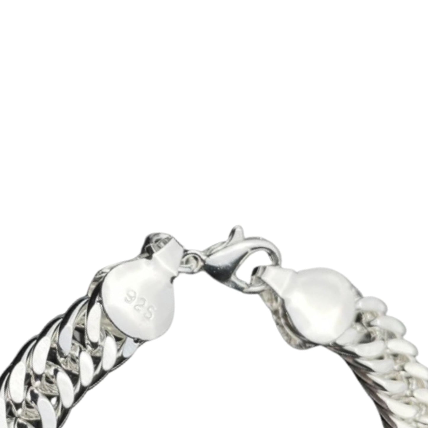 snake chain silver bracelet 925 clasp 